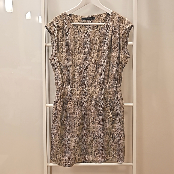 Silk snake print dress - Picture 1 of 3
